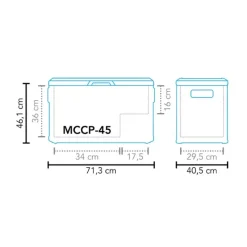 Best Cool Box MCCP-45 AC/DC Le Froid Au Camping·Glacière Électrique|Glacière·Glacière À Compression