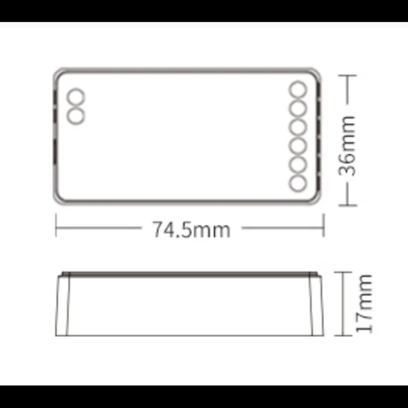 Contrôleur RGBW LED avec télécommande tactile 12 / 24V*MiBOXER New