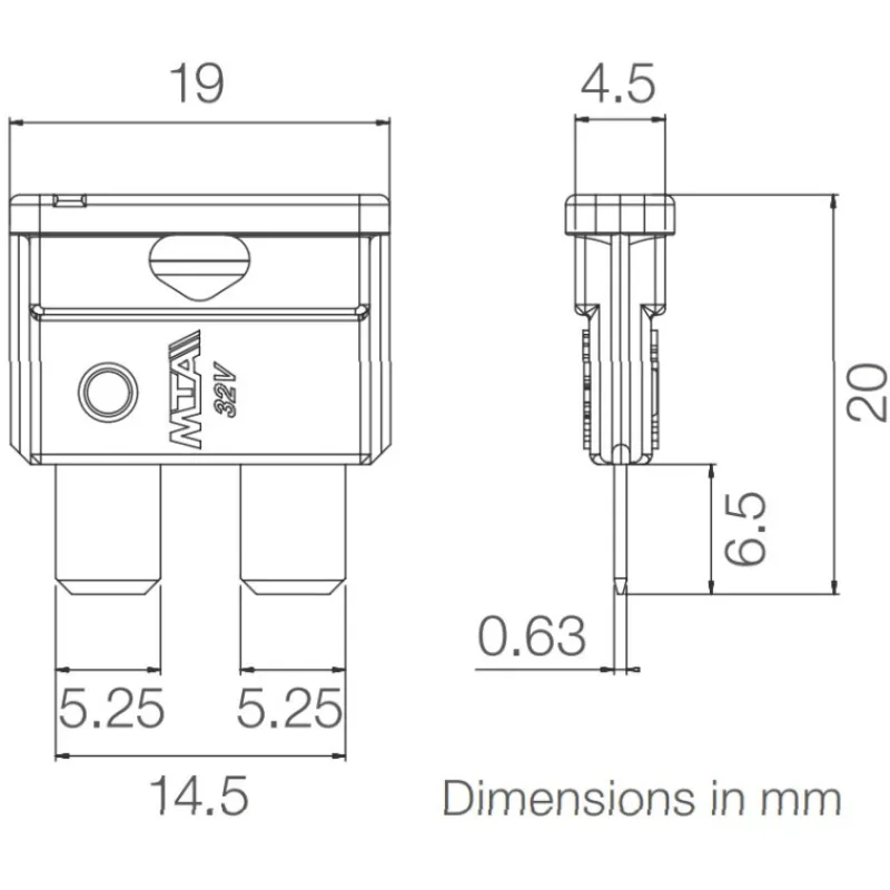 Boîte de 80 fusibles uniVAL | ATO Standard*MTA Discount