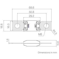 Hot Fusible megaVAL 100 à 500A Distribution & Protection·Fusible, Relais Et Disjoncteur Dc|Distribution & Protection·Disjoncteur Et Fusible Dc