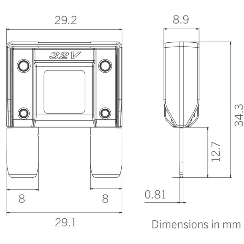 New Porte fusible enfichable étanche | maxiVAL Distribution & Protection·Fusible, Relais Et Disjoncteur Dc|Distribution & Protection·Disjoncteur Et Fusible Dc