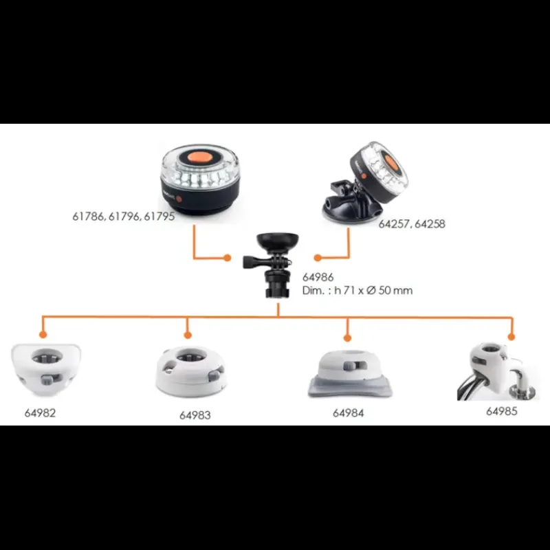 Online NAVISAFE Adaptateur Navimount Eclairage & Lampe·Feux De Navigation