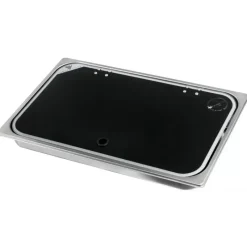 NAVY LOAD Combiné inox 2 feux | à couvercle | 726 x 346 mm*NavyLoad Discount