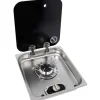 Discount NAVY LOAD Réchaud inox 1 feu | à couvercle | 352 x 322 mm Appareil De Cuisson Intérieur·Plaque De Cuisson Gaz|Cuisson Intérieure, Réchaud Et Réchaud-Four·Réchaud Et Plaque De Cuisson Gaz