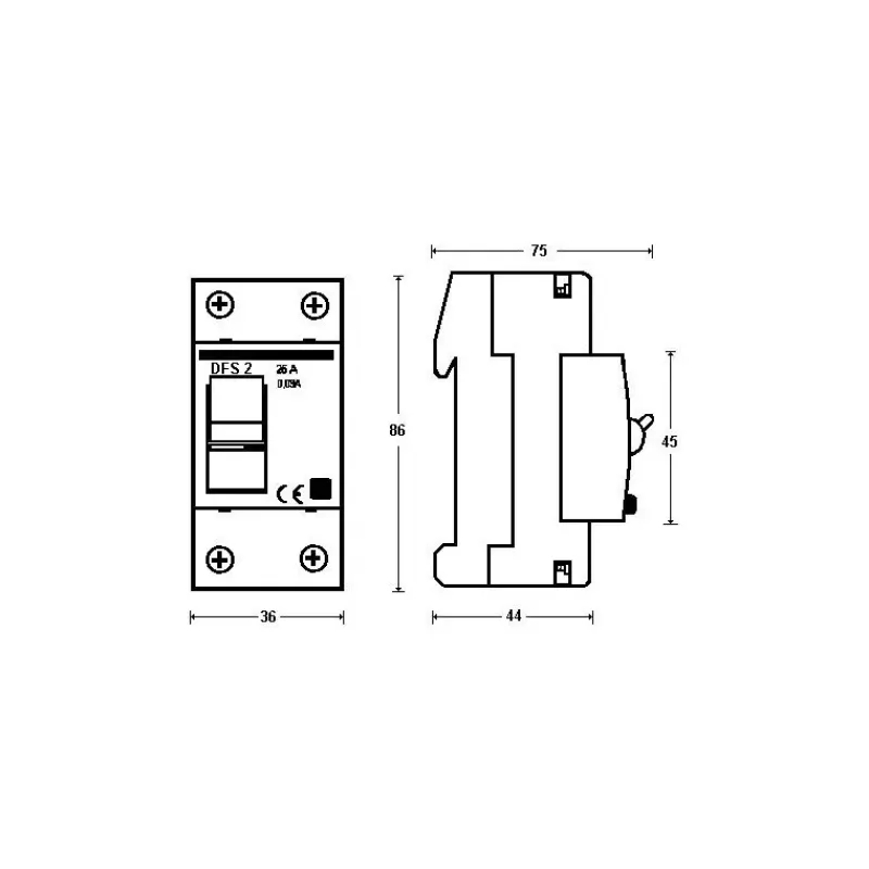 Interrupteur différentiel type A 30 mA*NBSe Best
