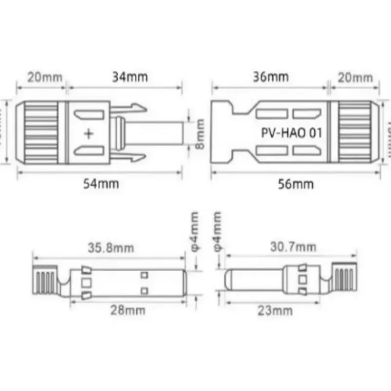 Sale Paire de connecteurs MC4 Distribution & Protection·Connecteur Dc|Distribution & Protection·Connecteur Dc