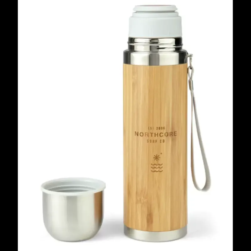 Thermos® bambou en acier 360 ml avec mug*Northcore Sale