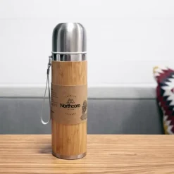 Thermos® bambou en acier 360 ml avec mug*Northcore Sale