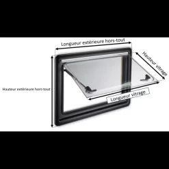 Discount Vitrage de remplacement Dometic S4 Fenêtre & Baie·Pièce Détachée Baie & Fenêtre
