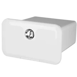 New Coffre de rangement VHF Chrome Accastillage De Pont·Trappe & Coffre