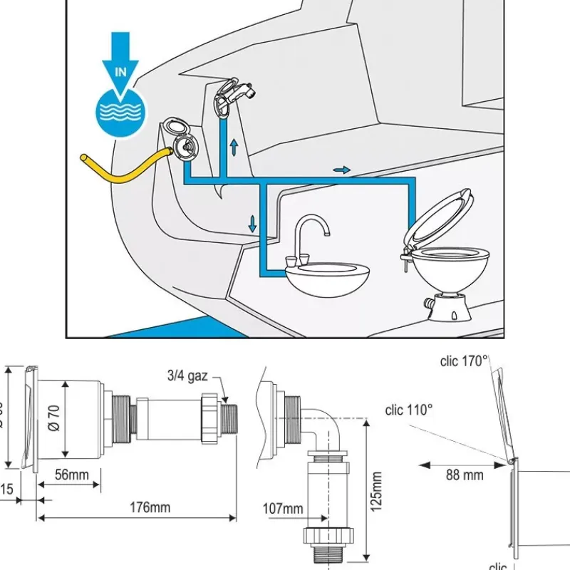 Discount Entrée eau douce Réservoir D'Eau·Coupelle Remplissage & Boîtier D'Eau|Réservoir D'Eau·Nable, Coupelle & Boîtier D'Eau