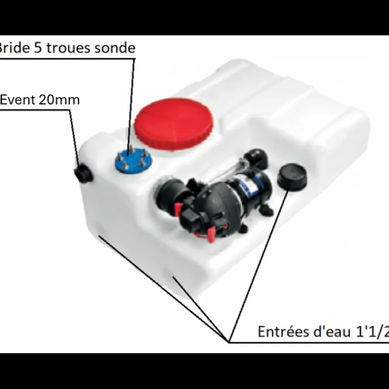 Discount Pack Bora 80 L + Pompe 12 V Réservoir D'Eau·Packs Réservoir & Pompe|Réservoir D'Eau·Pack Réservoir & Pompe