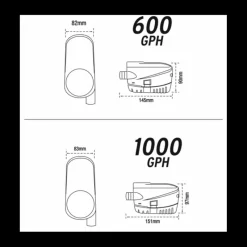 Hot Pompe de cale Auto 1000 Pompe De Cale Et Moyen D'Asséchement·Pompe De Cale Électrique