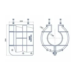 Clearance Protection hélice HB ø 230 mm Moteur Hors-Bord Thermique & Équipements·Stabilisateur & Protection Hélice