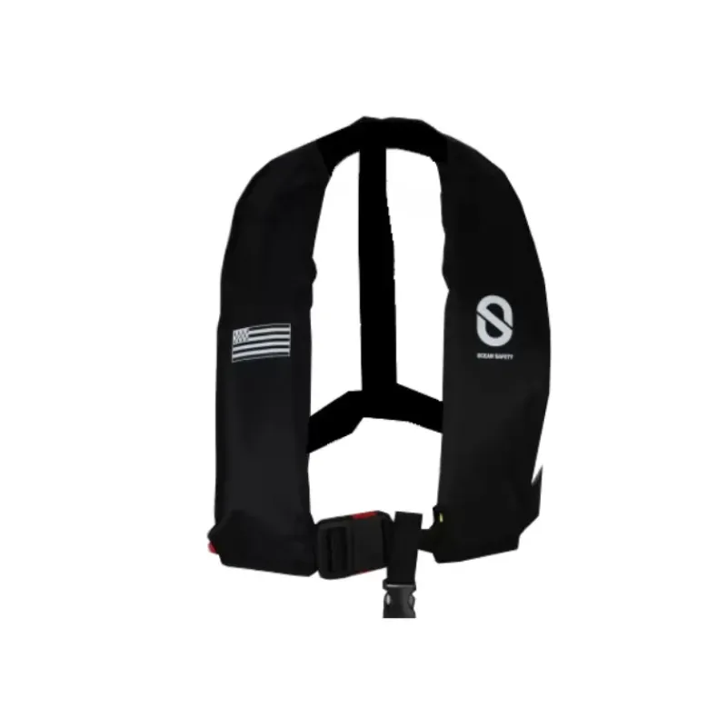 Gilet gonflable Automatique XF 170 N | Noir Pavillon Bretagne ou Corse Gilet De Sauvetage·Gilet Automatique