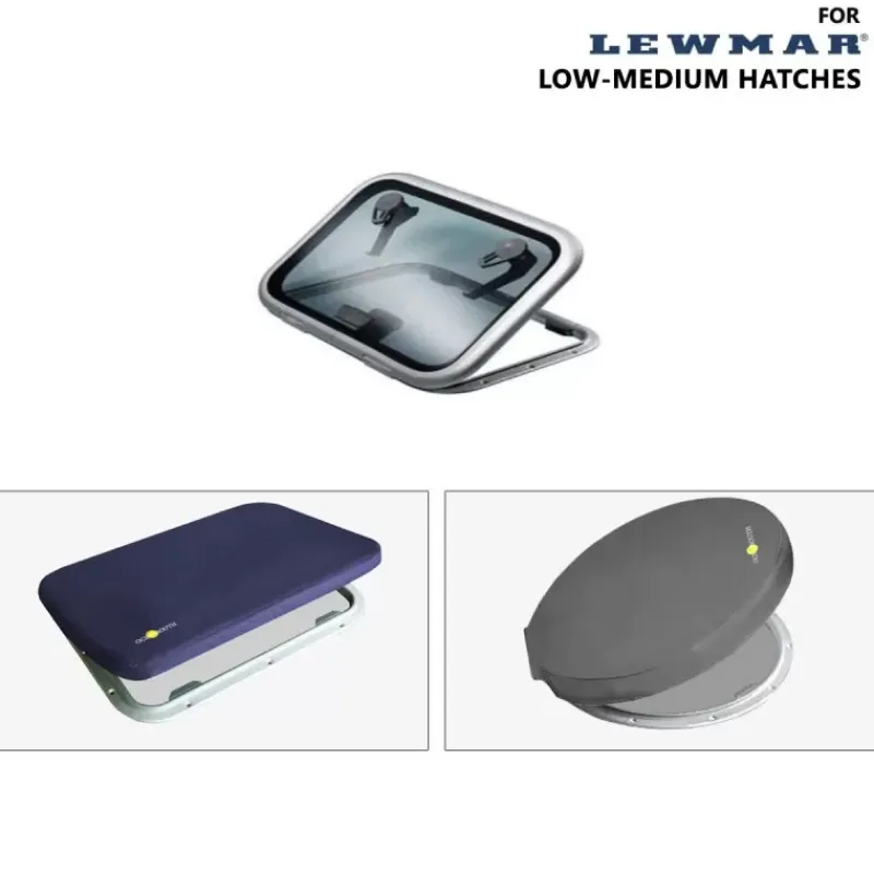 Clearance Couverture pour Lewmar Low Profile | Gris Hublot & Aération·Moustiquaire, Occultant Hublot & Panneau