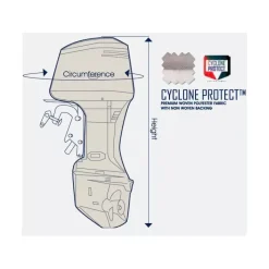 New Housse HB intégrale Moteur Hors-Bord Thermique & Équipements·Housse Protection Moteur Hb