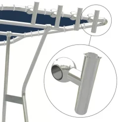 Discount Porte canne tube 32 ou 44 Poste De Pilotage·Roll-Bar, T-Top, Anneau De Traction & Arceau|Accastillage De Pont·Porte-Canne À Pêche