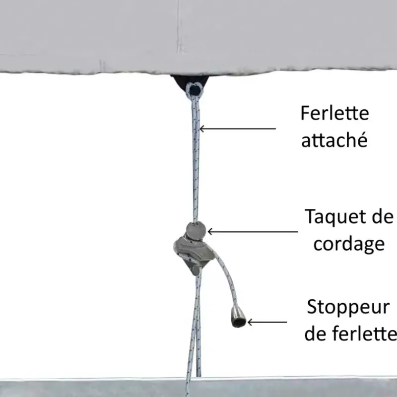 Taud pour vedette moteur inbord*Oceansouth