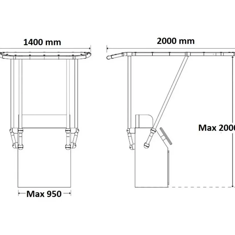 Discount T-Top Heavy Duty montage console Poste De Pilotage·Roll-Bar, T-Top, Anneau De Traction & Arceau