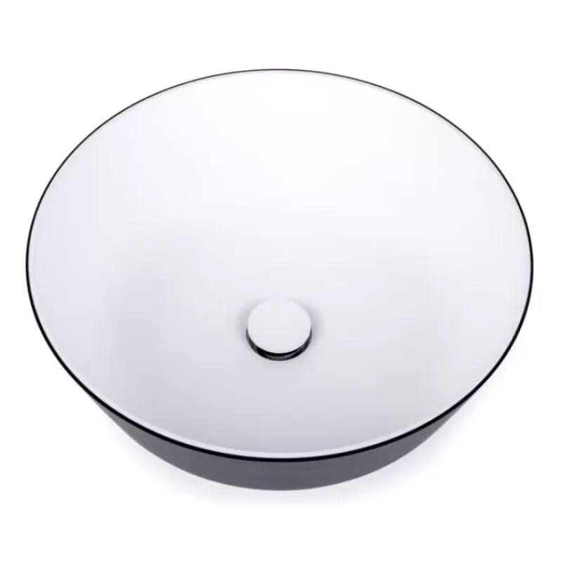 Lavabo rond à poser ø 300 mm bicolore*Ocritech Sale