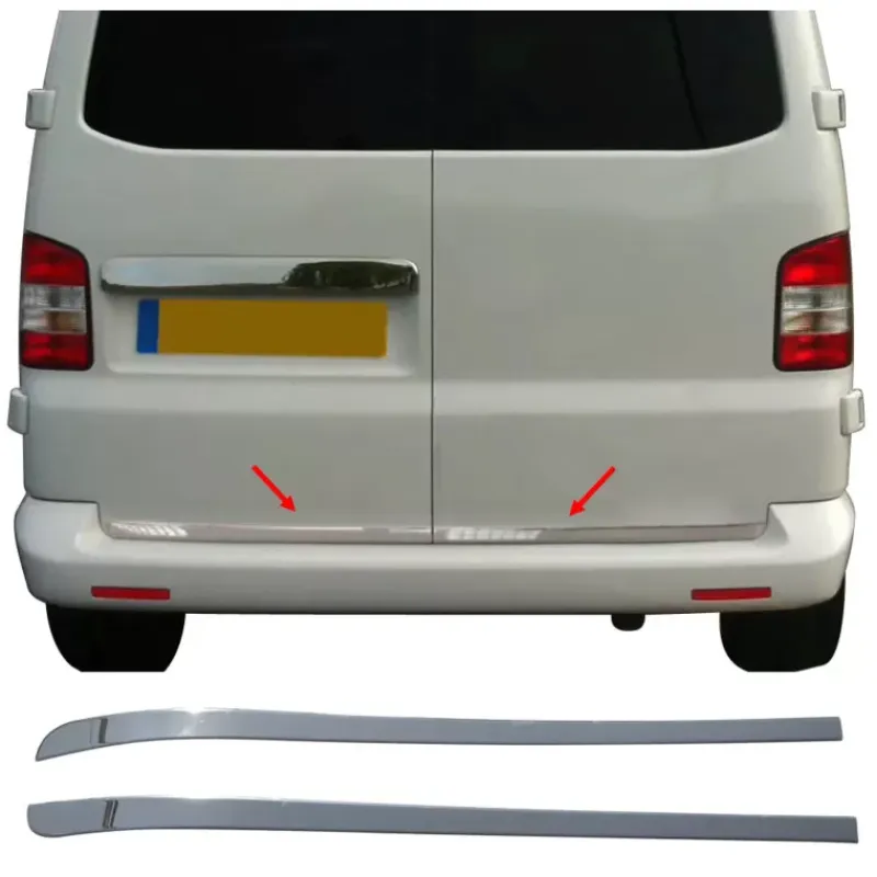 New Baguette de protection double porte inox VW T5 Vw T5 / T6|Accessoire Extérieur·Moulure & Protection Carrosserie