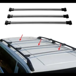 Clearance Barres de toit Elegance X 3 Renault Trafic 3 Tente De Toit, Barre De Toit, Coffre & Échelle·Rail & Barre De Toit