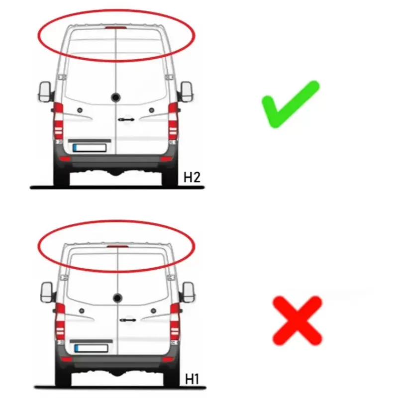 Sale Becquet de toit AR Crafter 1 et Sprinter 2 Accessoire Extérieur·Kit Carrosserie, Spoiler & Lame De Pare-Choc