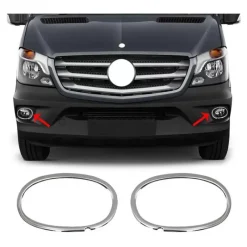 Online Cerclage feux antibrouillard AV Inox Sprinter 2 et Crafter 1 Mercedes Sprinter|Accessoire Extérieur·Moulure & Protection Carrosserie