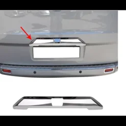 Hot Couvre éclairage de plaque hayon inox Ford Custom Ford Transit|Accessoire Extérieur·Moulure & Protection Carrosserie