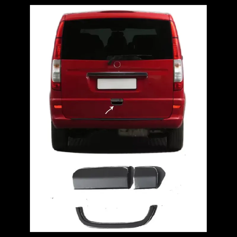 Couvre poignée de hayon inox Vito W639*OMAC