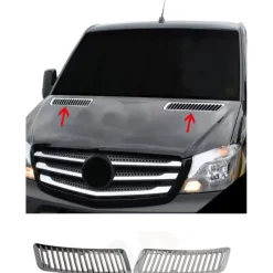 Best Grille capot moteur Inox MB Sprinter Sprinter 2 et Crafter 1 Mercedes Sprinter|Accessoire Extérieur·Moulure & Protection Carrosserie