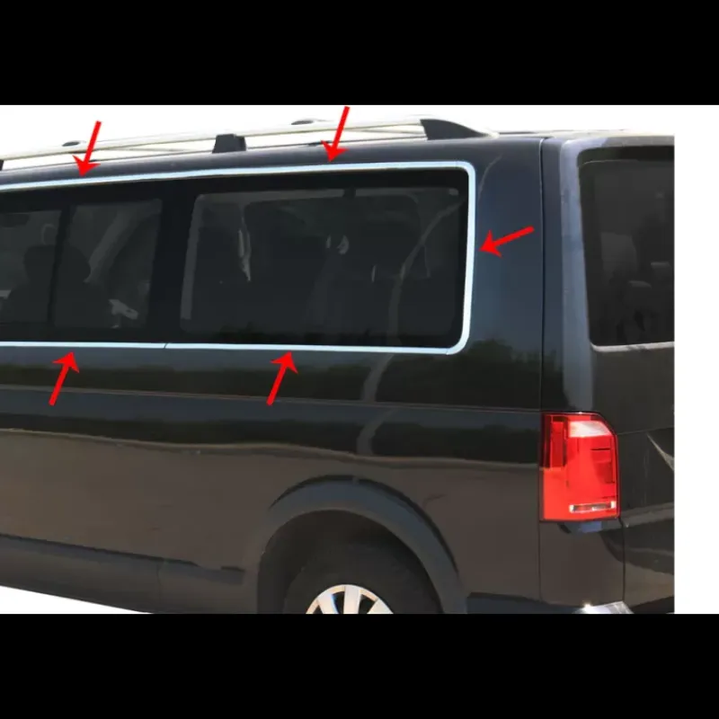 Clearance Moulure de vitre inox VW T6 Vw T5 / T6|Accessoire Extérieur·Moulure & Protection Carrosserie