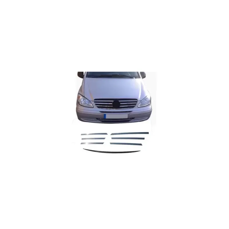 Discount Moulure grille de calandre Inox MB Vito W639 Mercedes Vito / Viano|Accessoire Extérieur·Moulure & Protection Carrosserie