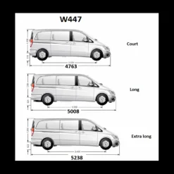 Online Moulure latérale basse Vito W447 Mercedes Vito / Viano|Accessoire Extérieur·Moulure & Protection Carrosserie