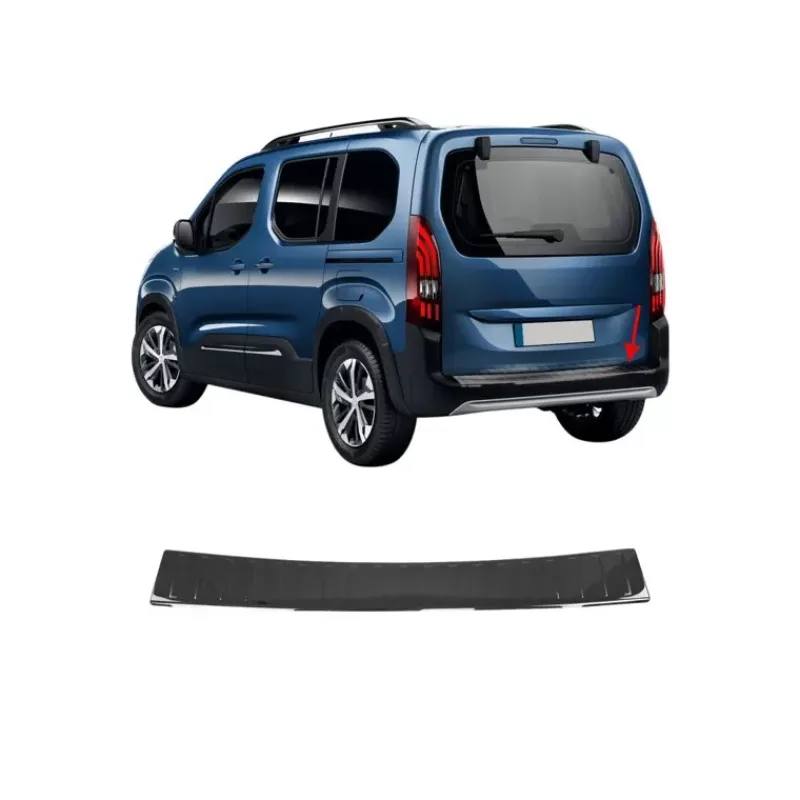 Protection seuil de coffre Inox ProAce City*OMAC Outlet