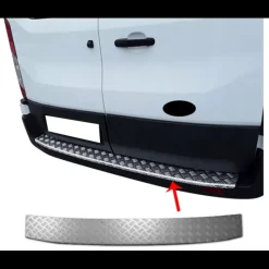 Outlet Protection seuil de coffre aluminium Ford Transit 5 Ford Transit|Accessoire Extérieur·Protection Seuil De Coffre