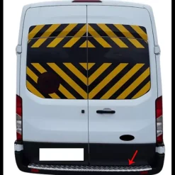 Outlet Protection seuil de coffre aluminium Ford Transit 5 Ford Transit|Accessoire Extérieur·Protection Seuil De Coffre