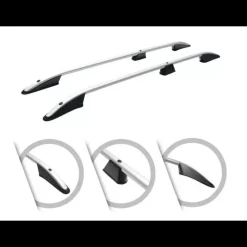 Online Rails de toit gris MB Vito 3 Mercedes Vito / Viano|Tente De Toit, Barre De Toit, Coffre & Échelle·Rail & Barre De Toit