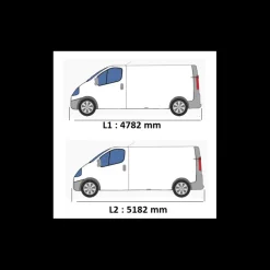 Best Rails de toit gris Renault Trafic 2 Tente De Toit, Barre De Toit, Coffre & Échelle·Rail & Barre De Toit