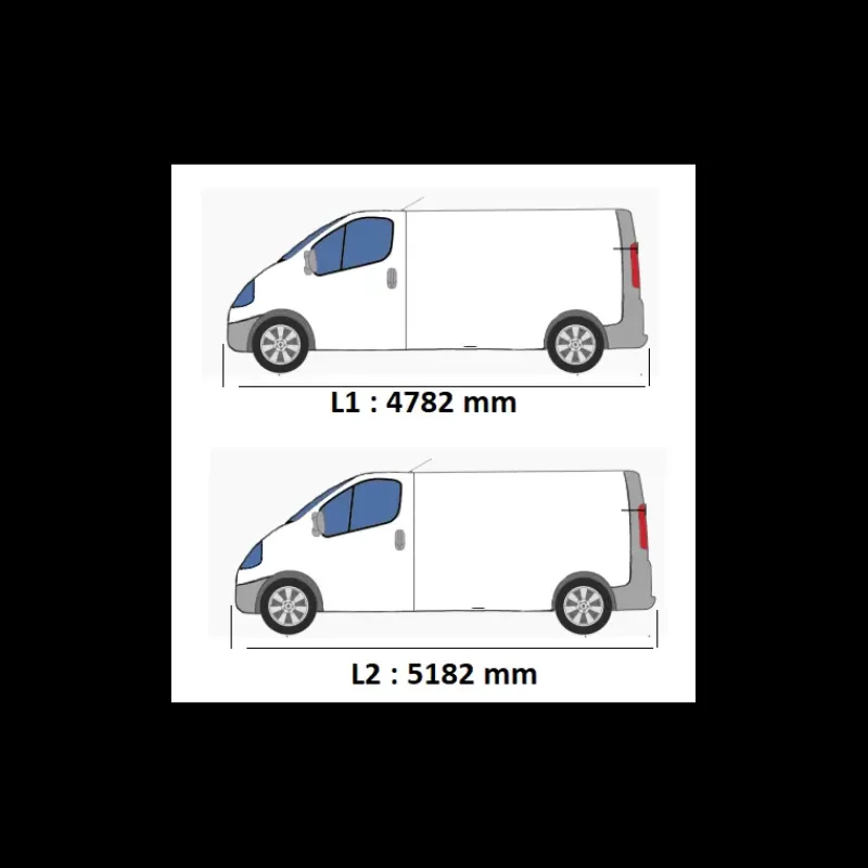 Best Rails de toit gris Renault Trafic 2 Tente De Toit, Barre De Toit, Coffre & Échelle·Rail & Barre De Toit