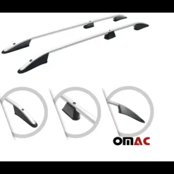 Rails de toit gris VW T5 L2*OMAC