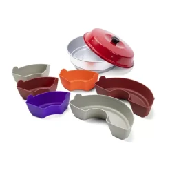 Pack 6 moules silicone*Omnia Discount