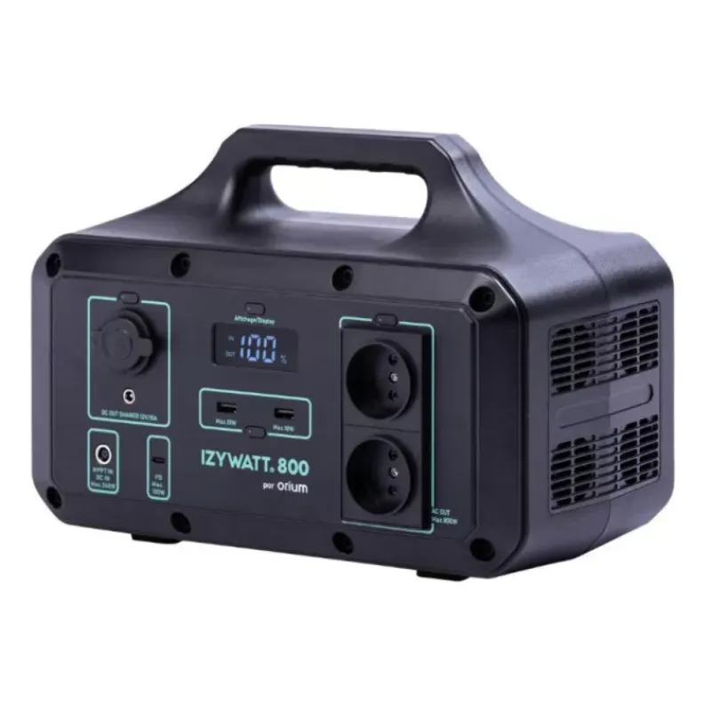 Hot Izywatt 800 | 511 Wh Electricité & Éclairage·Batterie Nomade & Groupe Électrogène Solaire|Batterie·Batterie Nomade Et Station D'Énergie