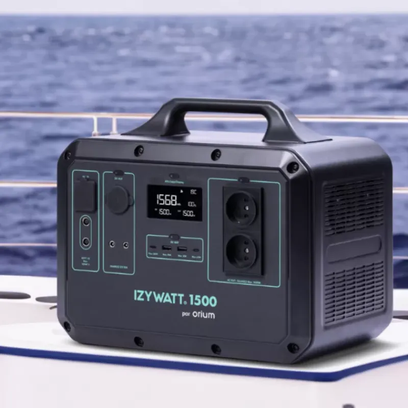 Pack IZYWATT 1500 + Panneau solaire pliant 400W Electricité & Éclairage·Batterie Nomade & Groupe Électrogène Solaire|Batterie·Batterie Nomade Et Station D'Énergie