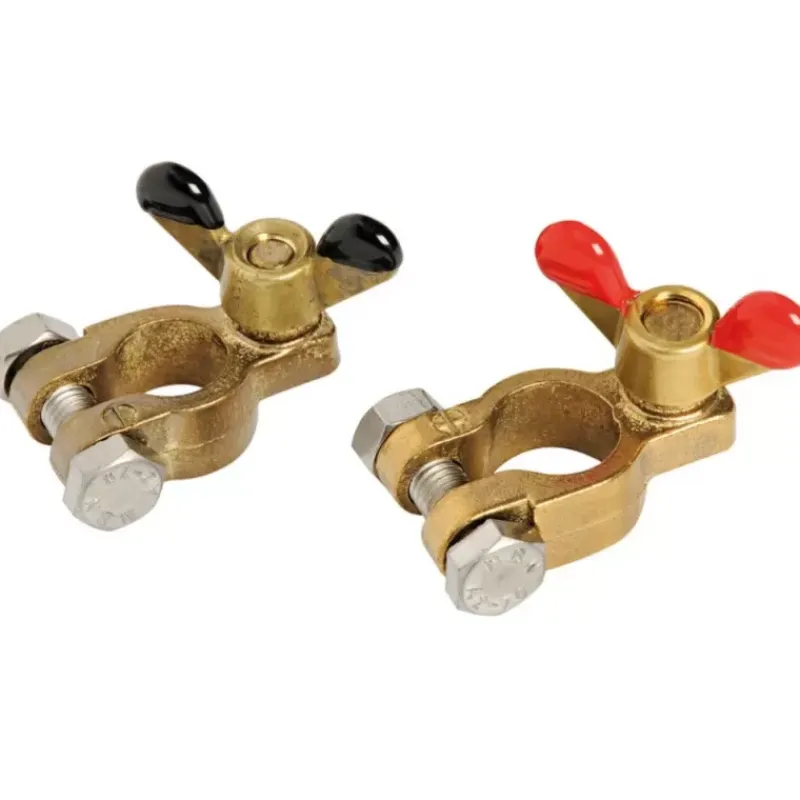 2 cosses à batterie laiton avec papillons*Osculati Discount