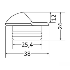 Alcor Éclairage de courtoisie LED IP67*Osculati Best