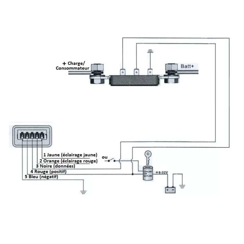 Best Ampèremètre numérique Distribution & Protection·Contrôleur De Batterie & Indicateur De Charge|Poste De Pilotage·Instrument De Contrôle
