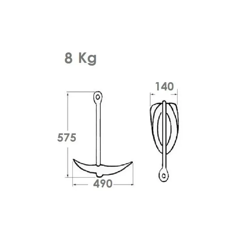 Discount Ancre grappin Accessoire Pêche|Mouillage, Ancre, Chaîne & Bouée·Ancre