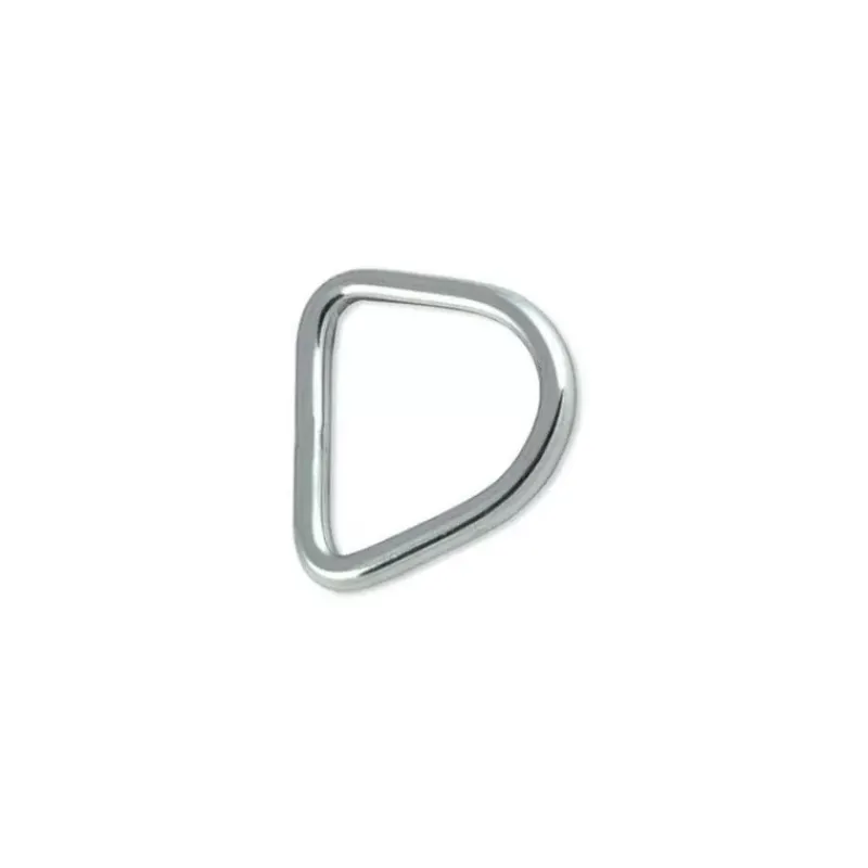 Anneau inox en D Cordage·Sangle, Sandow & Élastique